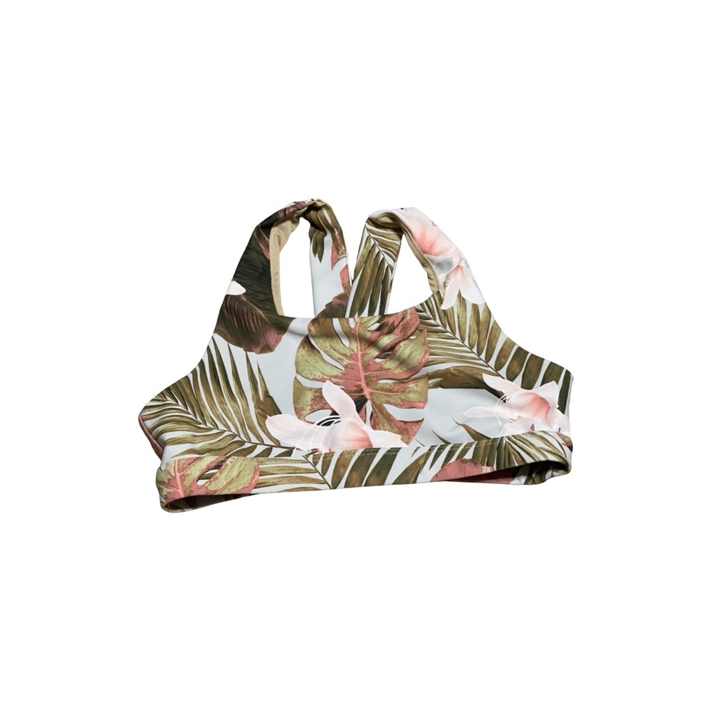 Tropical Print Kids Dance Top